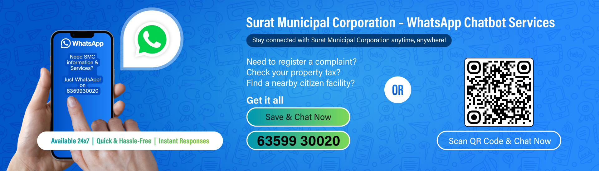 Surat Municipal Corporation WhatsApp Chatbot Services