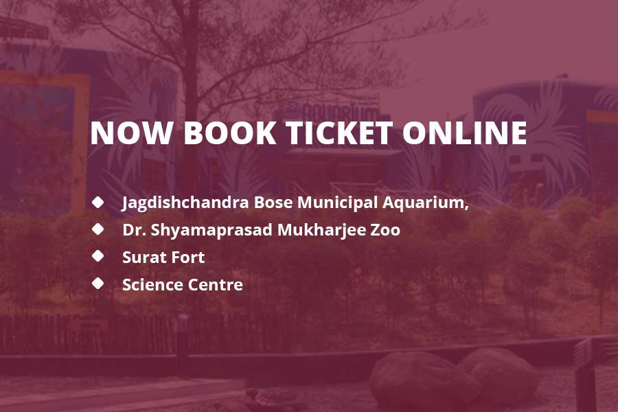 Book Ticket Online for Aquarium, Zoo and Surat Fort on Tablet View